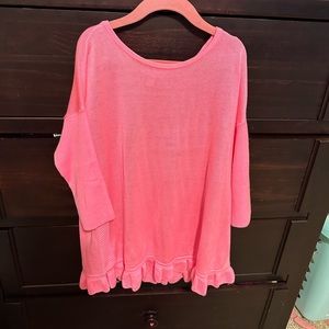 Sale! NWOT Lilly Pulitzer Girl’s Pink Sweater sz L 8/10